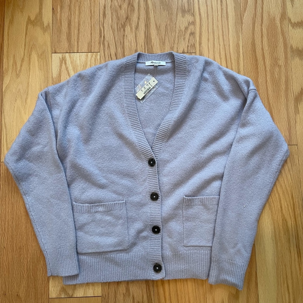 Madewell Lavender Cardigan